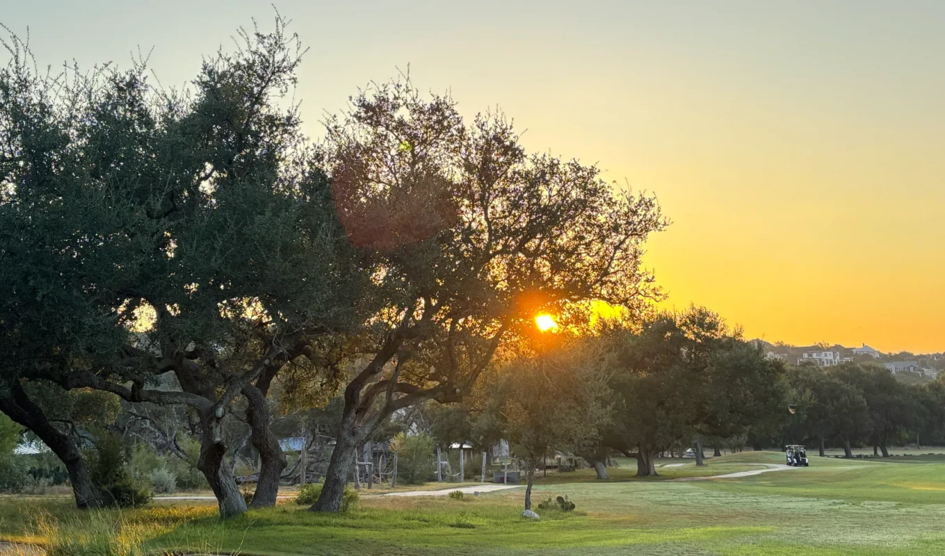 Canyon Springs Sunset with Cart